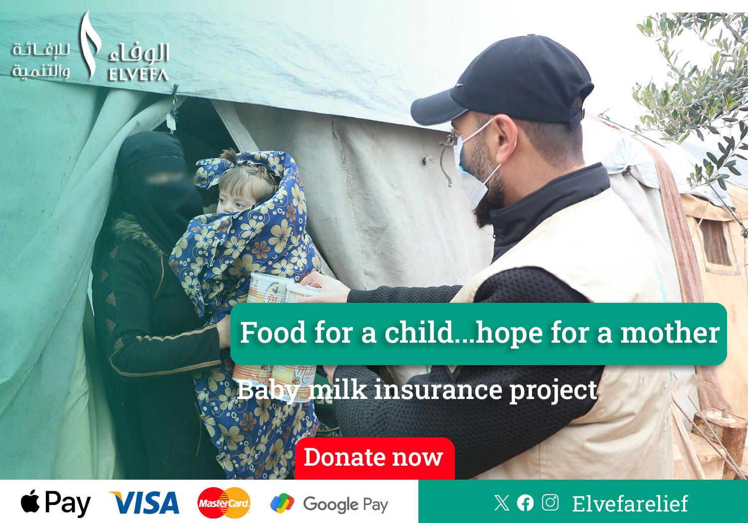 Infant Milk Support for Malnourished Babies